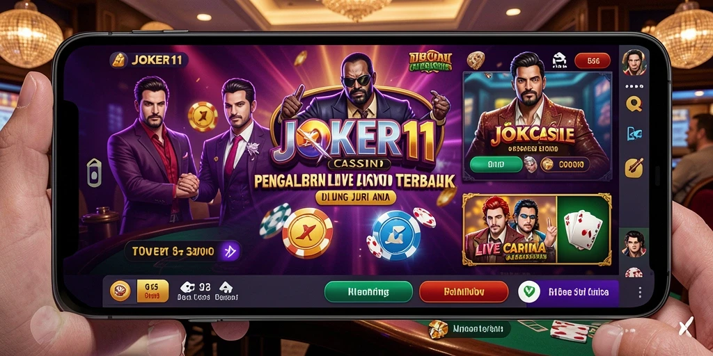 Gameplay langsung dari JOKER11 yang menegangkan dan interaktif.