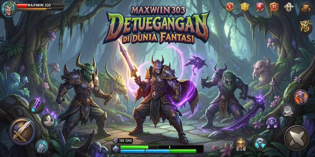 Tampilan menakjubkan dari gameplay petualangan MAXWIN303.