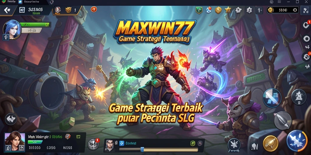 Tampilan gameplay menarik dari MAXWIN77 dalam pertempuran strategi.