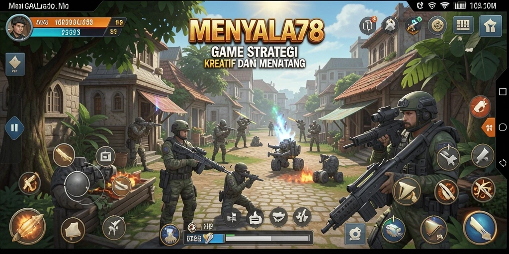 Tampilan menarik dari gameplay dinamis di dalam <strong>MENYALA78</strong>.