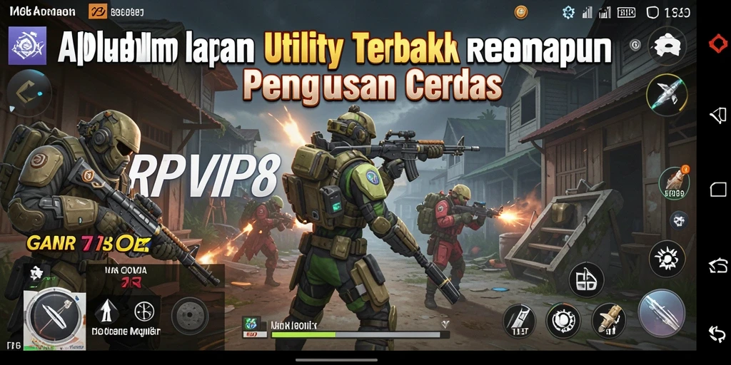 Tampilan antarmuka RPVIP8 yang bersih dan mudah digunakan.