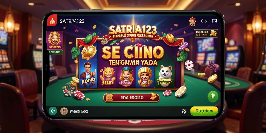 Tampilan menarik gameplay Live Casino SATRIA123 yang mendebarkan.