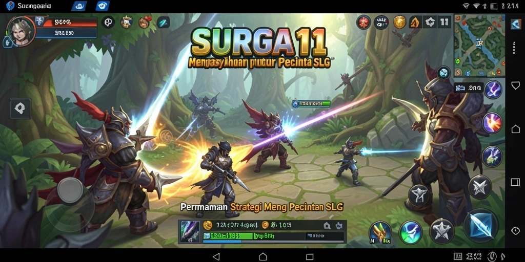 Tampilan gameplay SURGA11 dengan strategi yang seru dan menantang.
