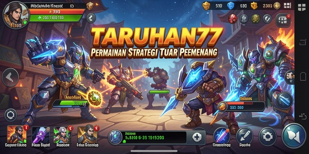 Gameplay TARUHAN77 yang menantang dan strategis.