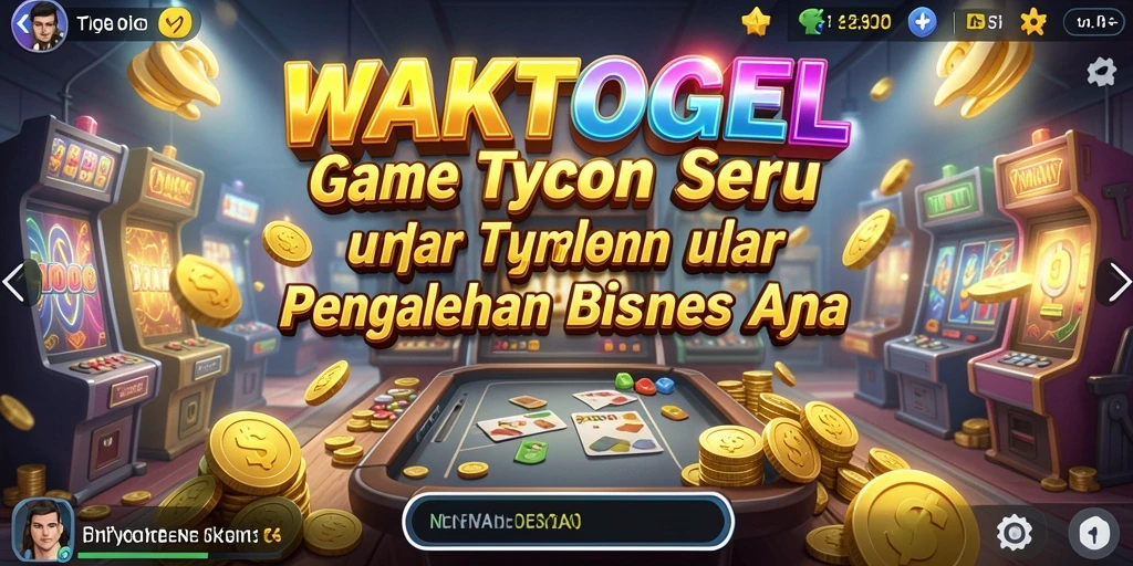 Tampilan menarik dari gameplay WAKTOGEL yang penuh strategi Tycoon.