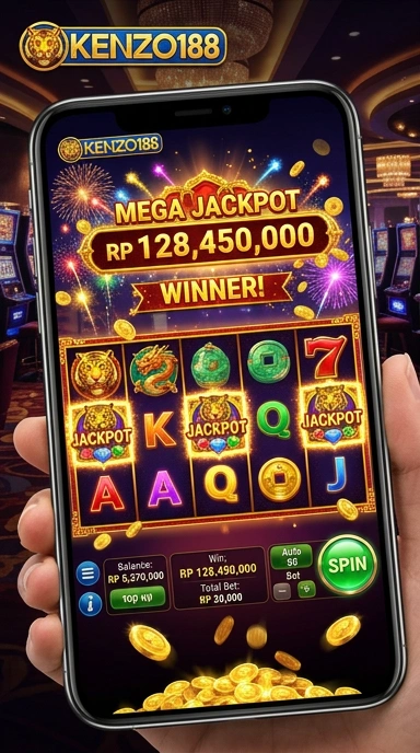 Tampilan antarmuka kenzo188 yang sederhana dan menarik.